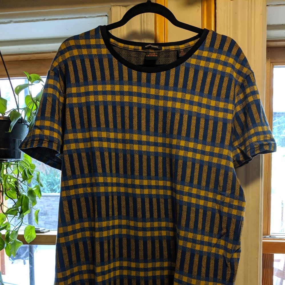 Scotch and Soda patterened men's shirt